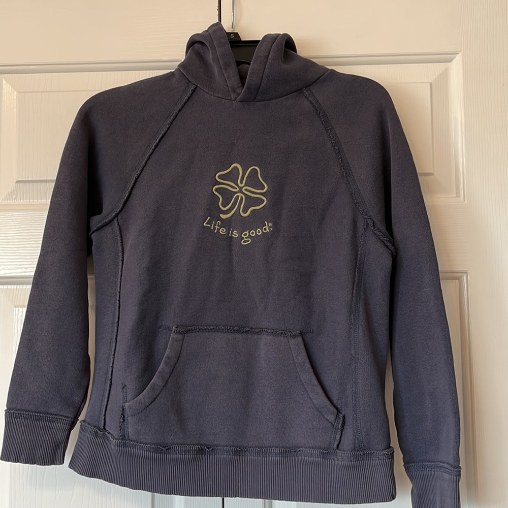 Life is good kids hoodie